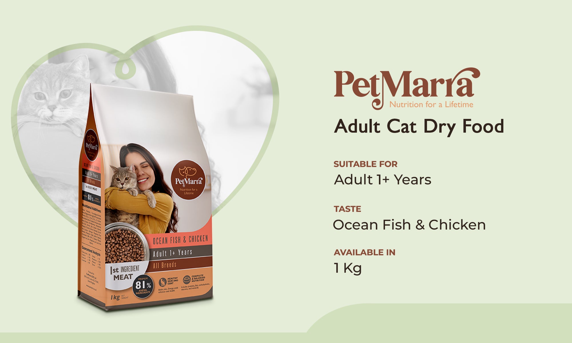 Adult-Ocean Fish & Chicken 1kg – PetMarra